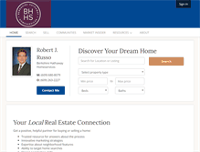 Tablet Screenshot of liveinseaislebeachhomes.com